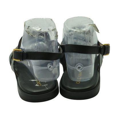 Black Flat Sandals