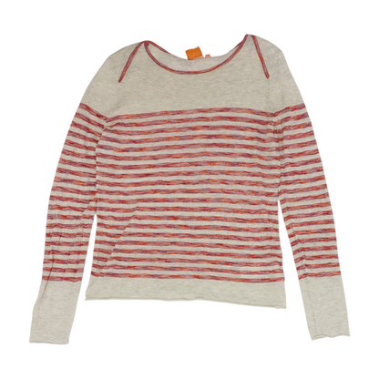 Gray Striped Blouse