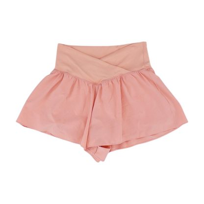 Pink Solid Active Shorts
