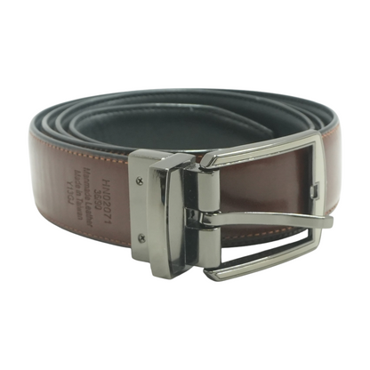 Black Faux Leather Belt