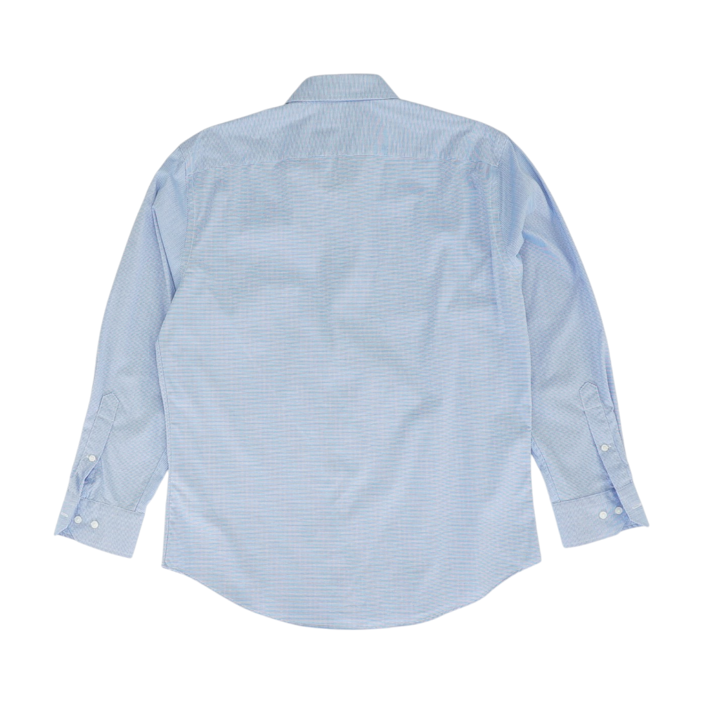 Blue Striped Long Sleeve Button Down