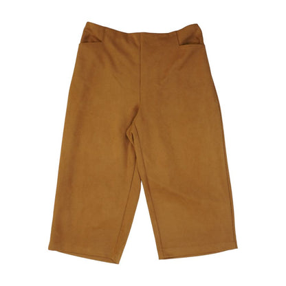 Brown Plus Dress Regular Pants