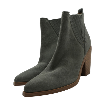 Gray Ankle Boots