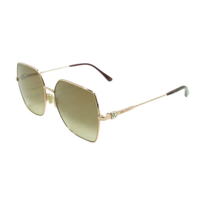 Gold DDBHA Geometric Sunglasses