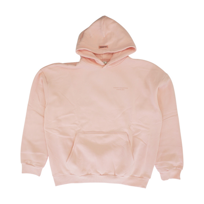 Pink Solid Hoodie Pullover