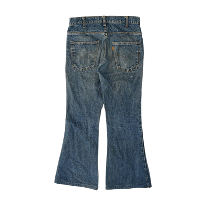 Blue Bootcut Jeans