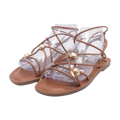 Brown Flat Sandals