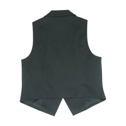 Black Solid Vest