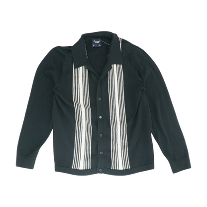 Black Solid Cardigan Sweater