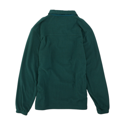 Teal Solid 1/4 Zip Pullover