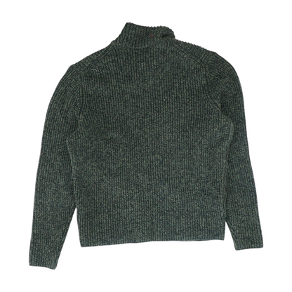 Olive Solid Pullover Sweater