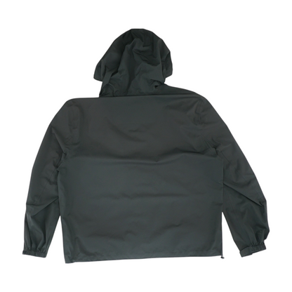 Black Solid Rain Jacket