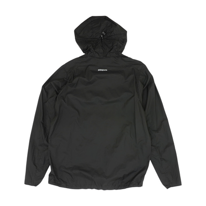 Black Solid Rain Jacket