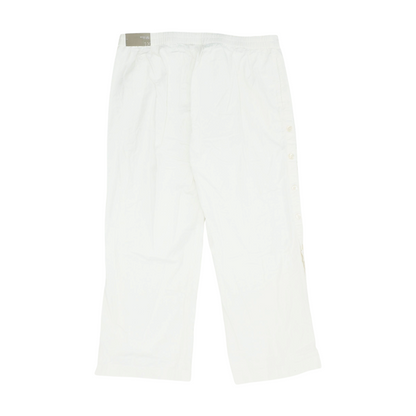 White Plus Regular Pants
