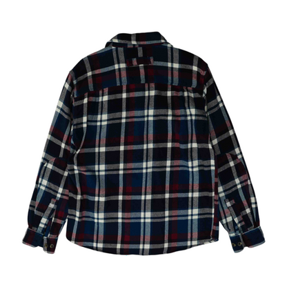 Midnight Plaid Flannel Button Down