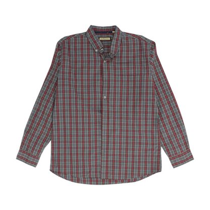 Multi Plaid Long Sleeve Button Down