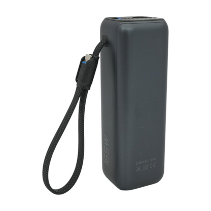 25K 165W Built-In Cable Power Bank