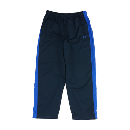 Navy Color Block Regular Pants