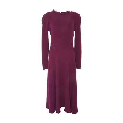 Burgundy Midi Dress