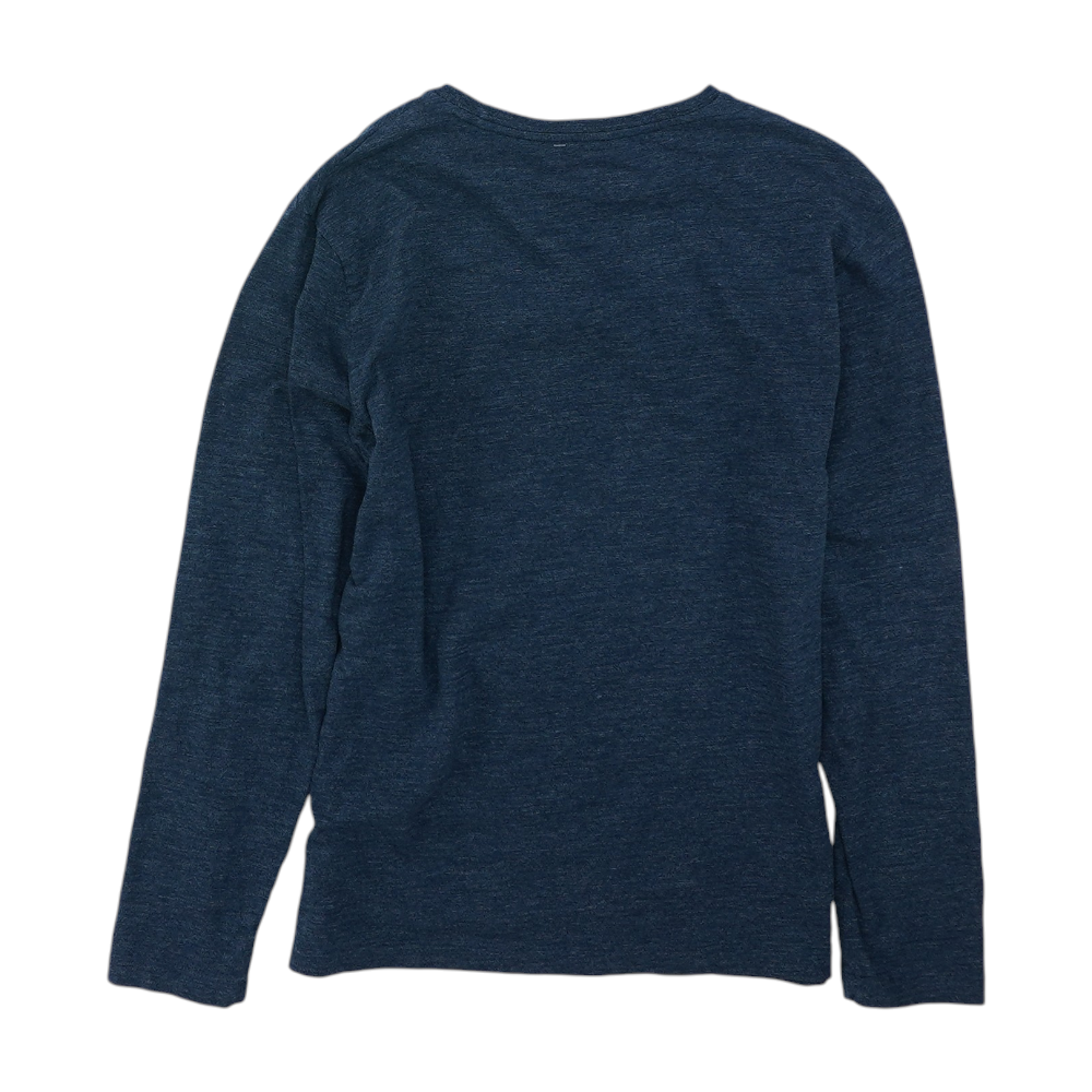 Blue Solid T-Shirt