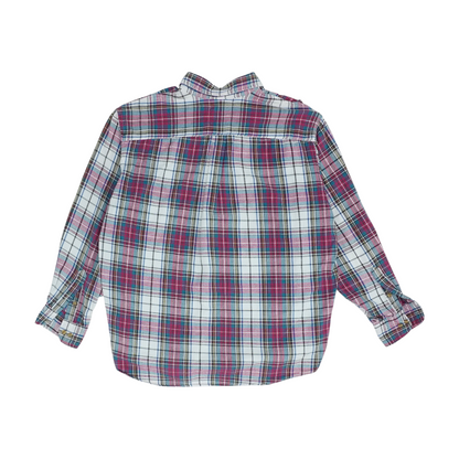 Multi Plaid Flannel Button Down