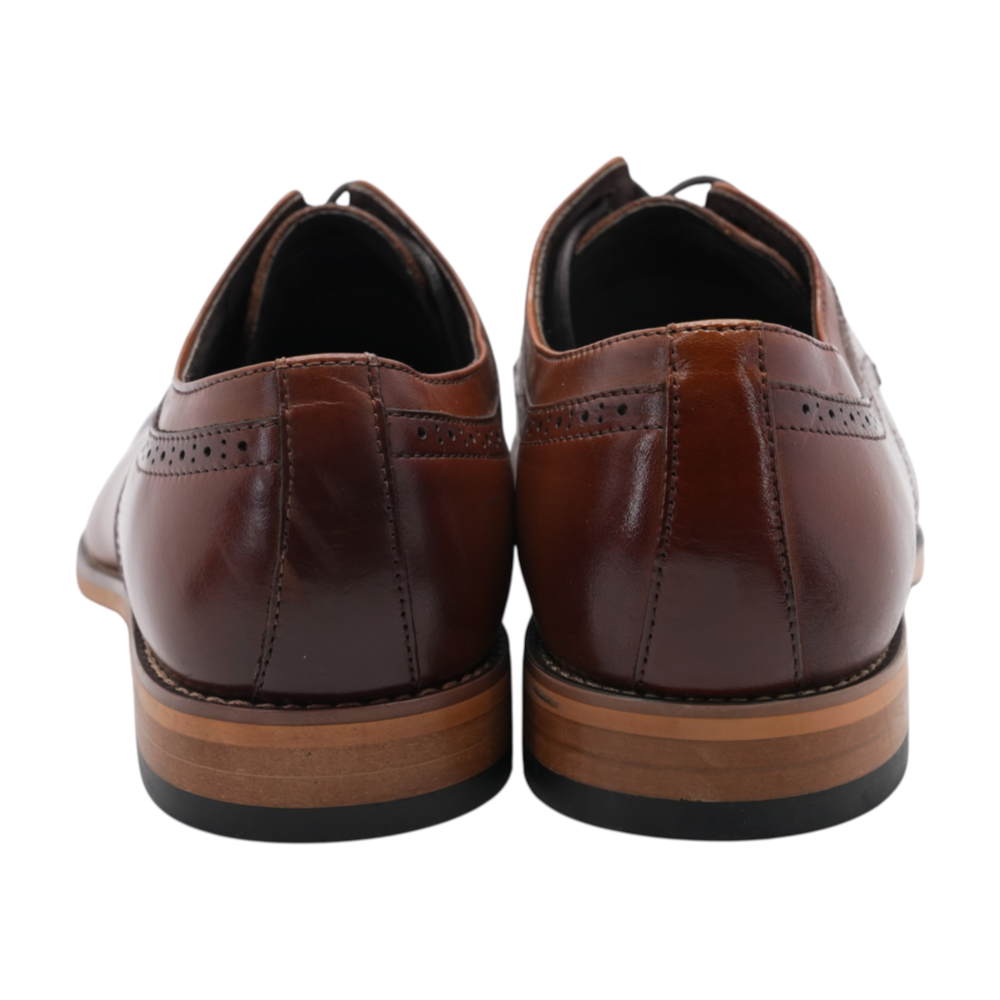 Brown Lace-Up Dress Shoes