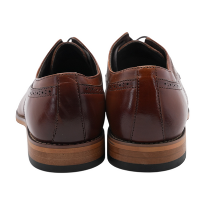 Brown Lace-Up Dress Shoes