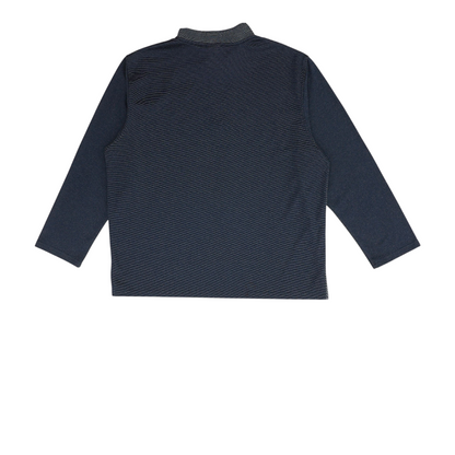Navy Seattle Kraken Solid 1/4 Zip Pullover