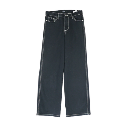 Black Solid Jeans