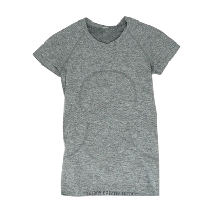 Gray Polka Dot Active T-Shirt