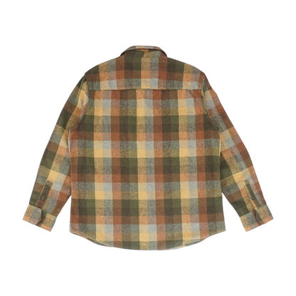 Brown Plaid Flannel Button Down