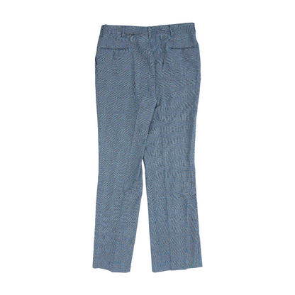 Black Houndstooth Regular Pants