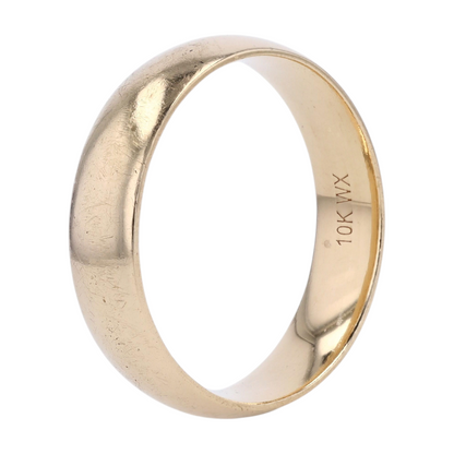 10K Yellow Gold Band
