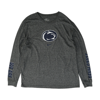 Gray Penn State Nittany Lions Solid Active T-Shirt