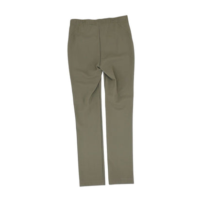 Green Solid Leggings