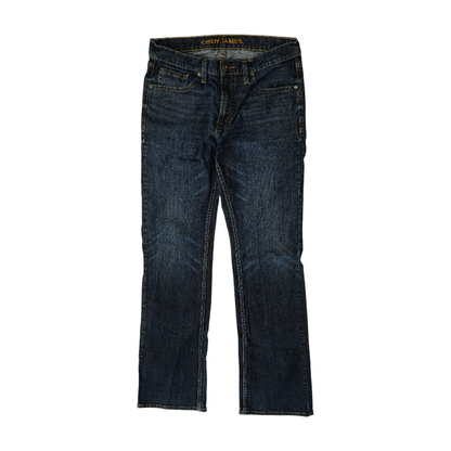 Navy Straight Jeans