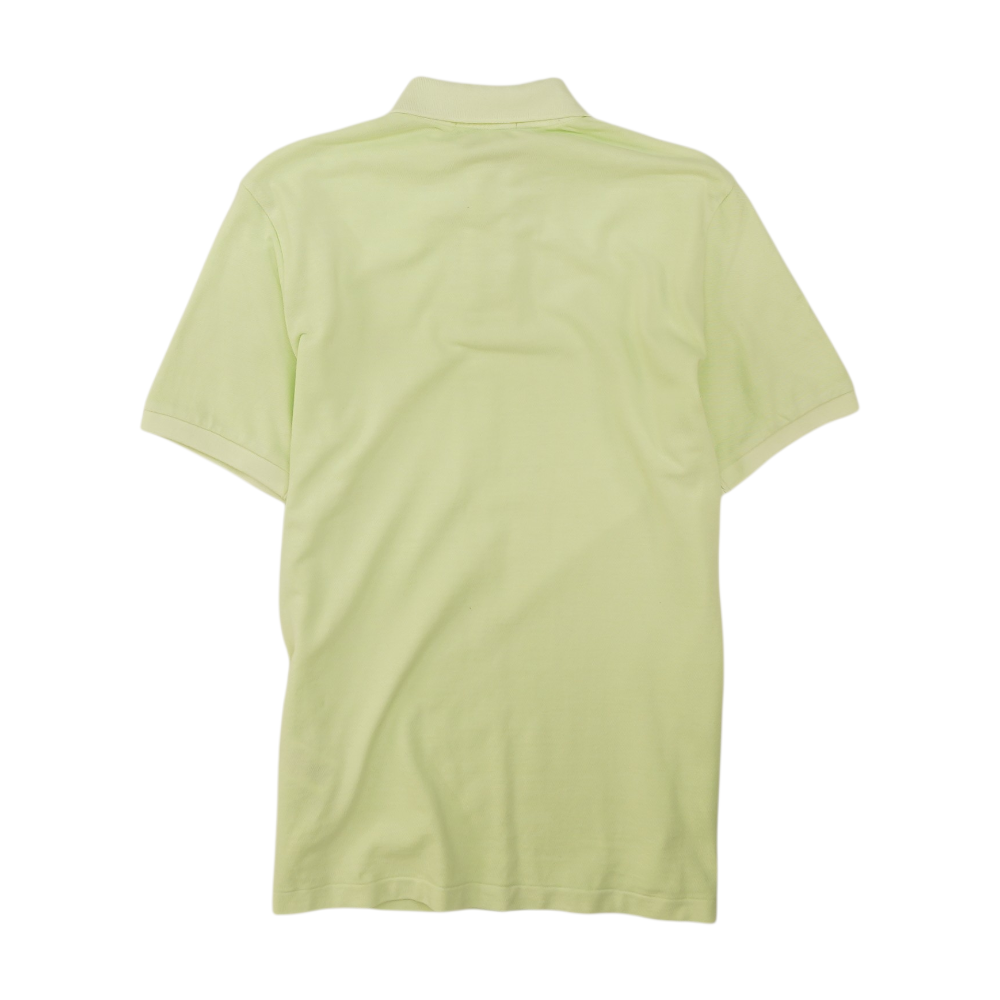 Green Solid Short Sleeve Polo