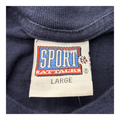 Vintage Navy Atlanta Braves Solid T-Shirt
