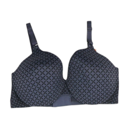 Navy Print Bra