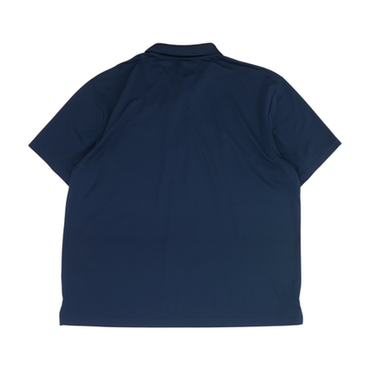 Navy Solid Short Sleeve Polo