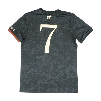 Men's Black Portugal Short Sleeve Jersey