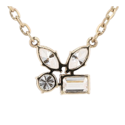 7/8 ctw 14K Yellow Gold Lab Grown Diamond Station Necklace