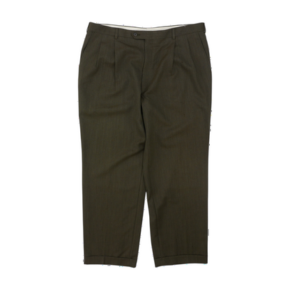 Vintage Green Regular Pants