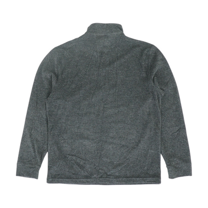 Charcoal Striped 1/4 Zip Pullover