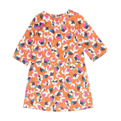 Rust Floral Dress