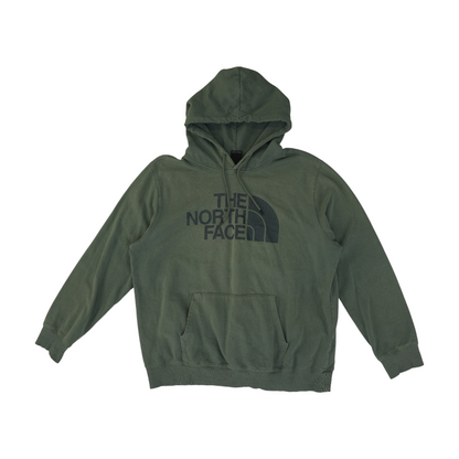 Green Solid Hoodie Pullover
