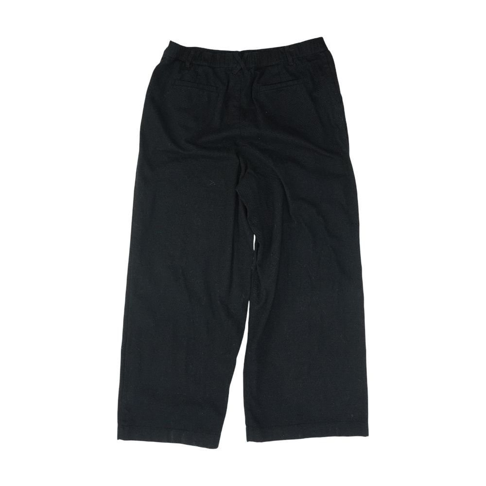 Black Solid Dress Pants