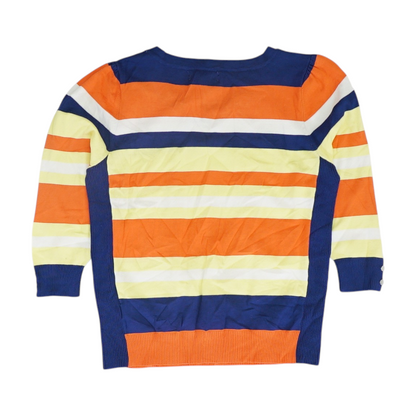 Multi Striped Pullover Sweater