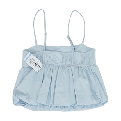 Blue Cropped Blouse