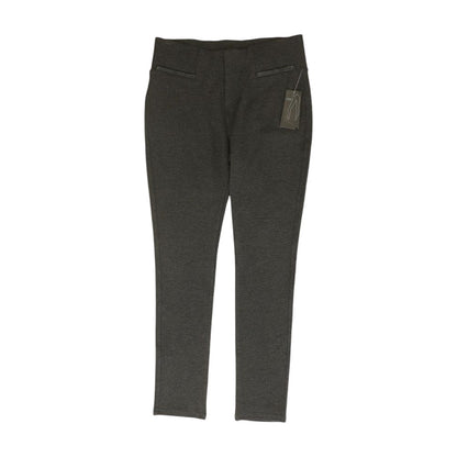 Gray Solid Dress Pants